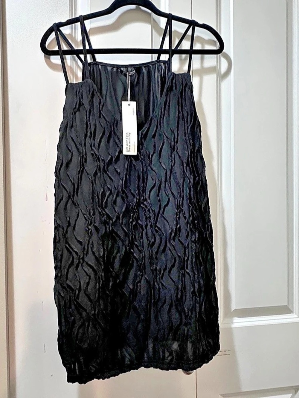 Bloomchic Plus Size XL Black Textured Tank Top us14-16